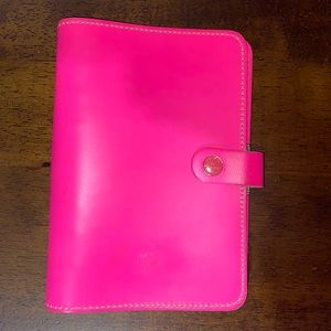 Filofax hot Fluoro pink personal size